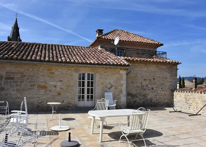 Prieure Du 17e Dans L'ardeche Meridionale Nocleg ze śniadaniem 3*